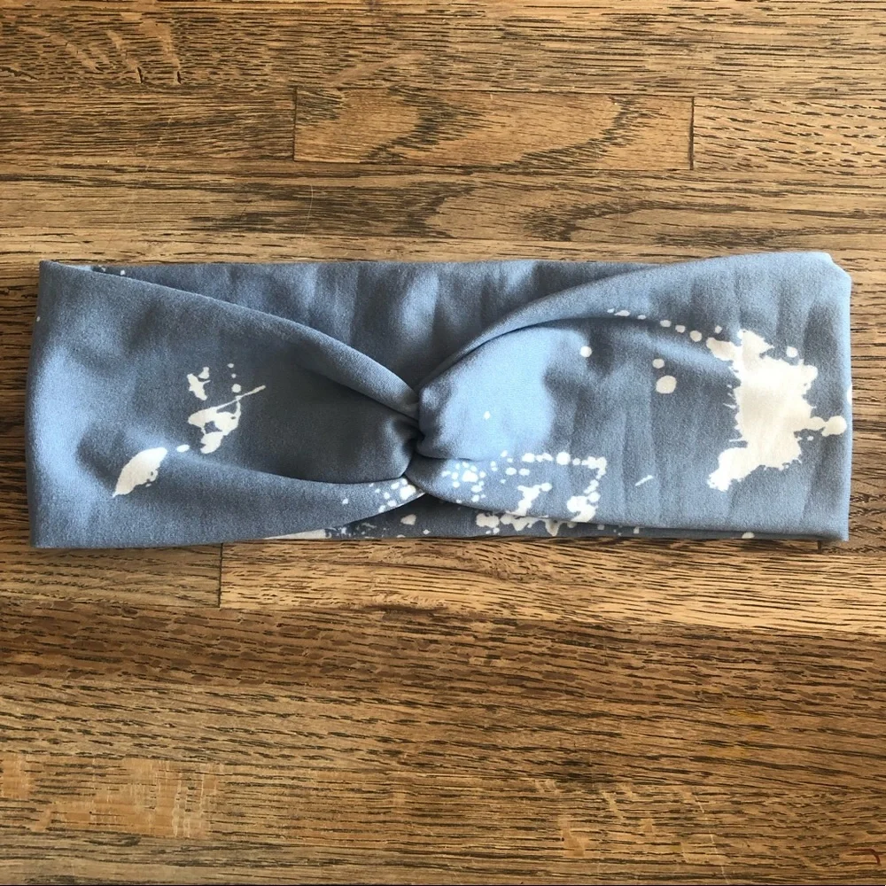 Paint Splatter Twist Headband NEW Handmade